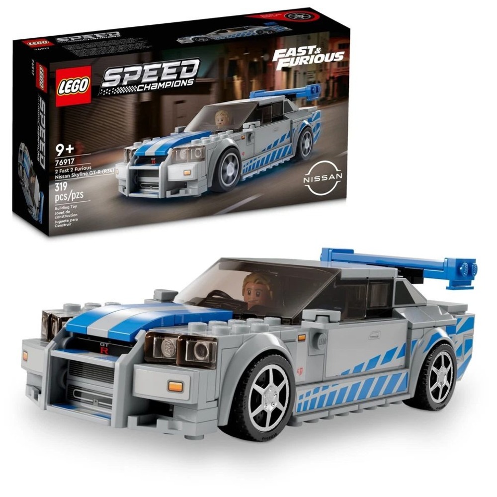 LEGO Speed Champions 76917 2 Fast 2 Furious Nissan Skyline GT-R R34 Retired New